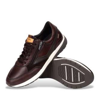 Pikolinos Getafe M2B Leather Sneakers dark brown