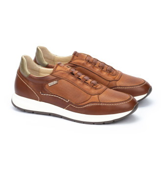 Pikolinos Brown Getafe Leather Sneakers