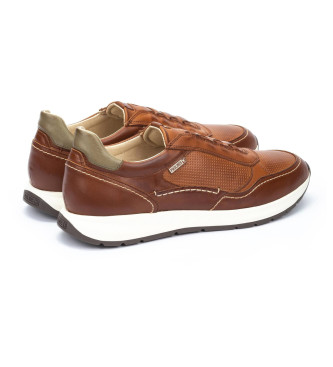 Pikolinos Brown Getafe Leather Sneakers