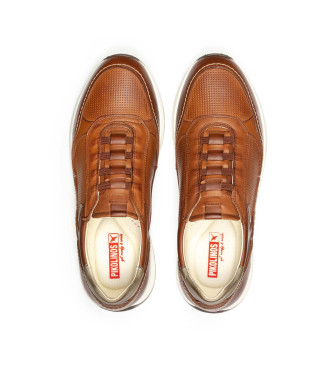 Pikolinos Brown Getafe Leather Sneakers