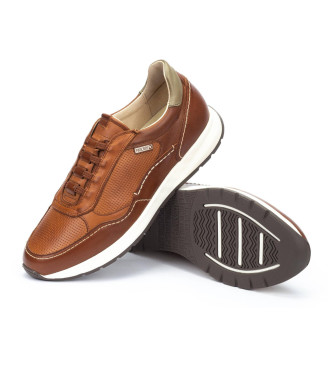 Pikolinos Brown Getafe Leather Sneakers