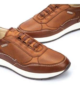 Pikolinos Brown Getafe Leather Sneakers