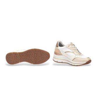 Pikolinos Off-white Girona Sneakers i läder