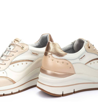 Pikolinos Off-white Girona Leather Sneakers