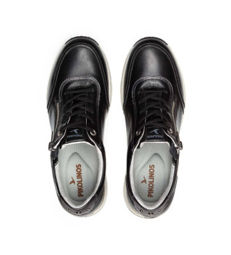 Pikolinos Usnjene športne copate Girona black