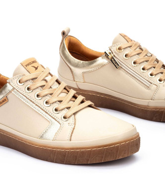 Pikolinos Usnjene superge Lanzarote kremno bele barve