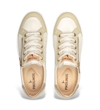 Pikolinos T�nis de couro Lanzarote em branco