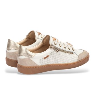 Pikolinos T�nis de couro Lanzarote em branco