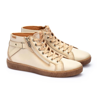 Pikolinos Usnjene superge Lanzarote kremno bele barve