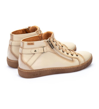 Pikolinos Usnjene superge Lanzarote kremno bele barve