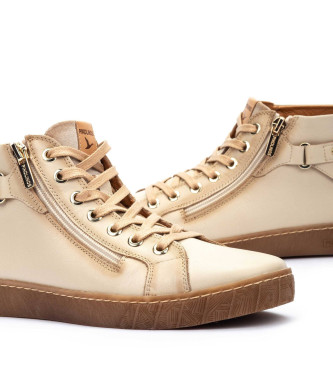 Pikolinos Usnjene superge Lanzarote kremno bele barve