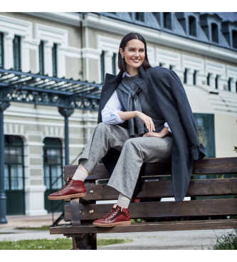 Pikolinos Sapatilhas de couro castanho-escuro Lanzarote