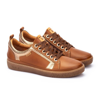 Pikolinos Rjave usnjene superge Lanzarote