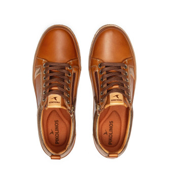 Pikolinos Rjave usnjene superge Lanzarote