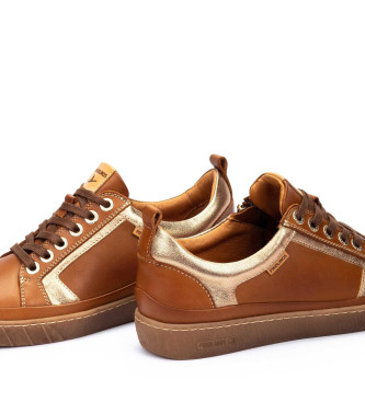 Pikolinos Rjave usnjene superge Lanzarote