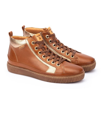 Pikolinos Rjave usnjene superge Lanzarote