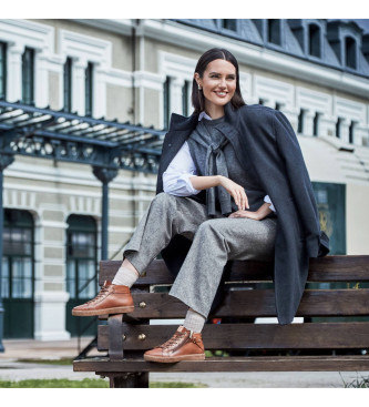 Pikolinos Sapatilhas de couro Lanzarote castanhas