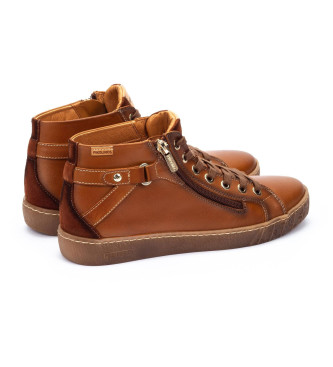 Pikolinos Sapatilhas de couro Lanzarote castanhas