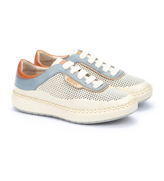 Pikolinos Mesina beige leather trainers