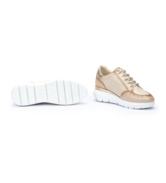 Pikolinos Zapatillas de Piel Rueda beige