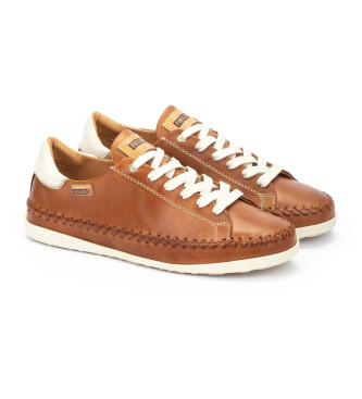 Pikolinos Brune Soller-sneakers i lder