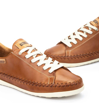 Pikolinos Brune Soller-sneakers i lder