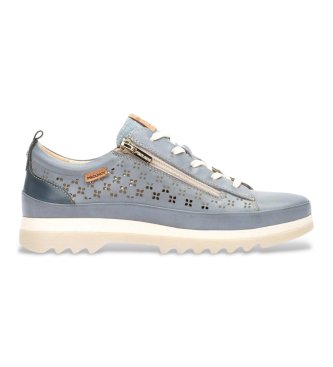 Pikolinos Baskets en cuir bleu Vigo