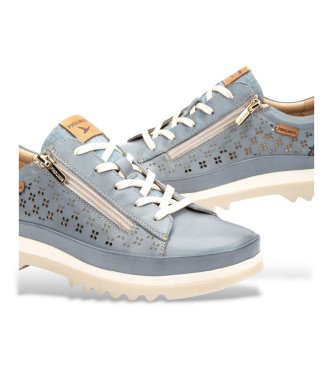 Pikolinos Baskets en cuir bleu Vigo