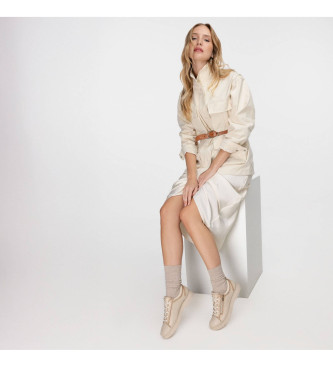 Pikolinos Usnjene superge Vigo v bež barvi