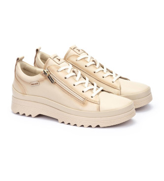 Pikolinos Usnjene superge Vigo v bež barvi