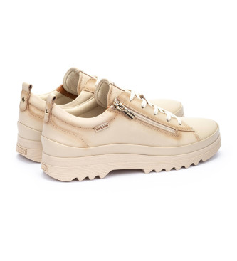 Pikolinos Usnjene superge Vigo v bež barvi