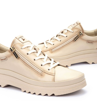 Pikolinos Usnjene superge Vigo v bež barvi