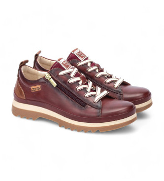 Pikolinos Vigo brown leather trainers