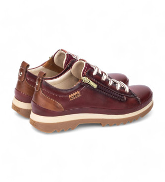 Pikolinos Vigo brown leather trainers