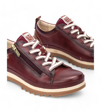 Pikolinos Vigo brown leather trainers