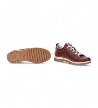 Pikolinos Vigo brown leather trainers