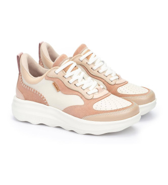 Pikolinos Usnjene superge Zahara bela, bež