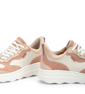 Pikolinos Usnjene superge Zahara bela, bež