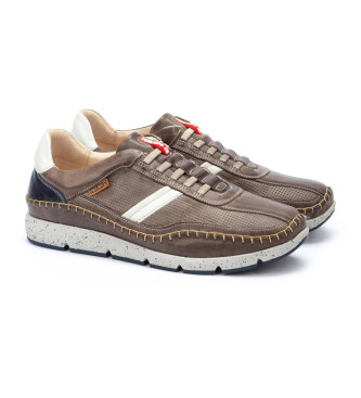 Pikolinos Leather Sneakers Fuencarral taupe