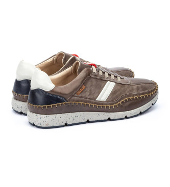 Pikolinos Leather Sneakers Fuencarral taupe