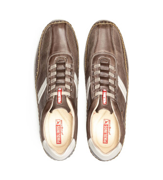 Pikolinos Leather Sneakers Fuencarral taupe