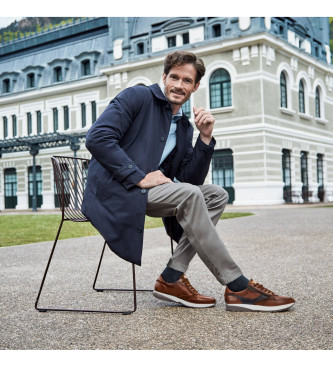 Pikolinos Sapatilhas de couro Getafe castanhas