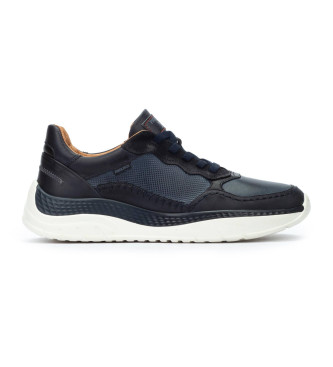 Pikolinos Leather Sneakers Motril navy