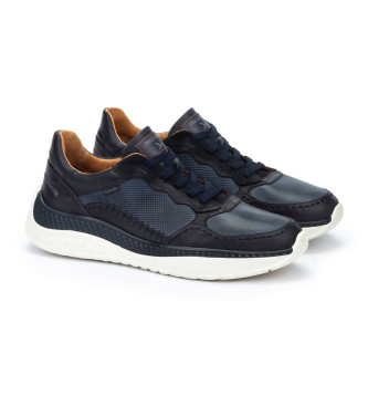 Pikolinos Leather Sneakers Motril navy