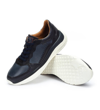 Pikolinos Leather Sneakers Motril navy