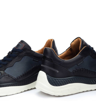 Pikolinos Leather Sneakers Motril navy