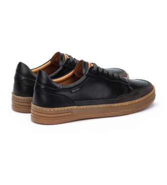 Pikolinos Leather Sneakers Xativa black