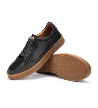 Pikolinos Leather Sneakers Xativa black
