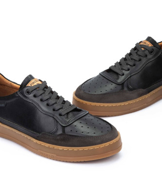 Pikolinos Leather Sneakers Xativa black