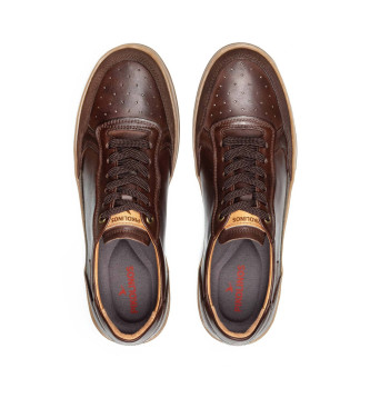 Pikolinos Dark brown Xativa Leather Sneakers